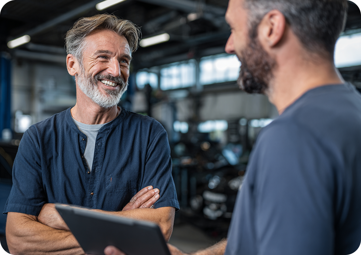 People discussing finances